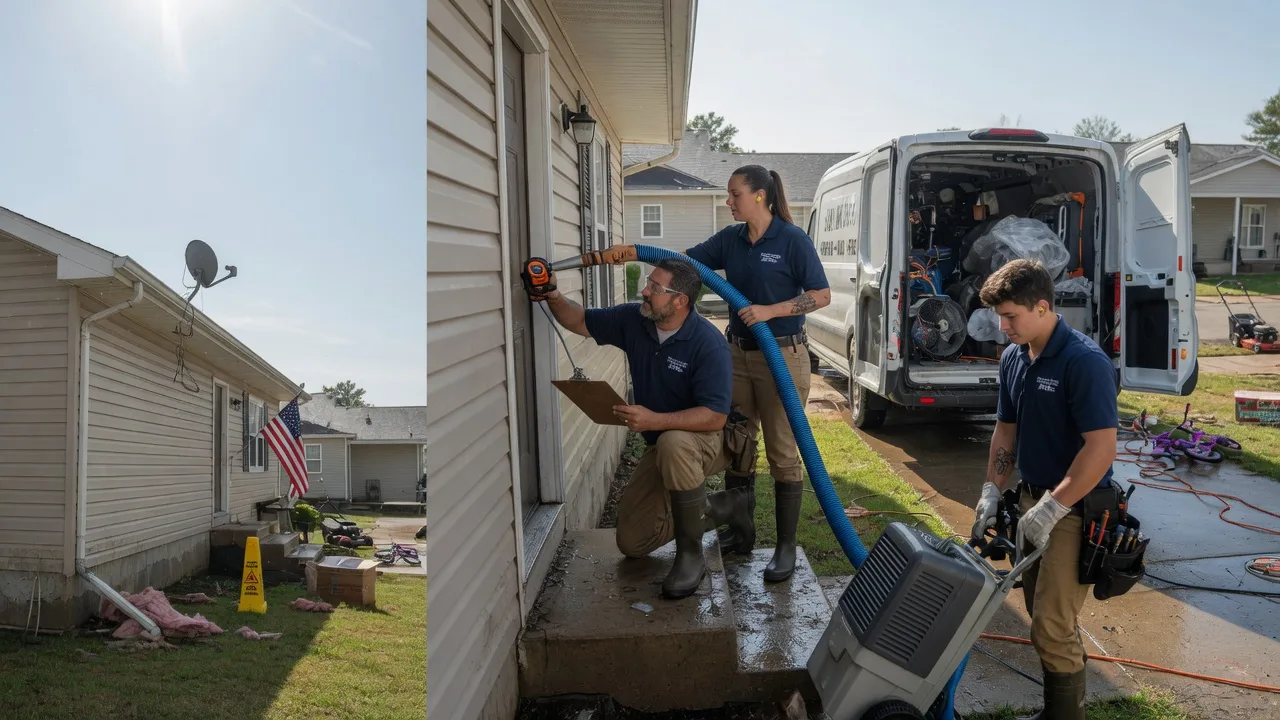 Ceiling Water Damage Restoration in Holland, KY near me